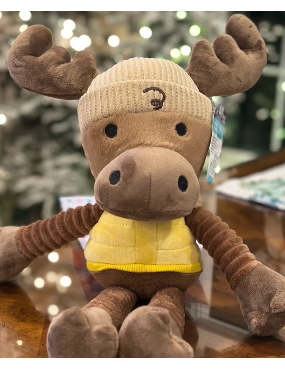 NWT Dog toy Moose squeaky dog toy